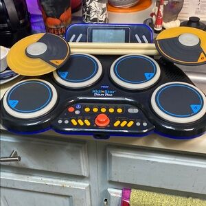 COPY - Blue and Black Learning Drum Pad Toy